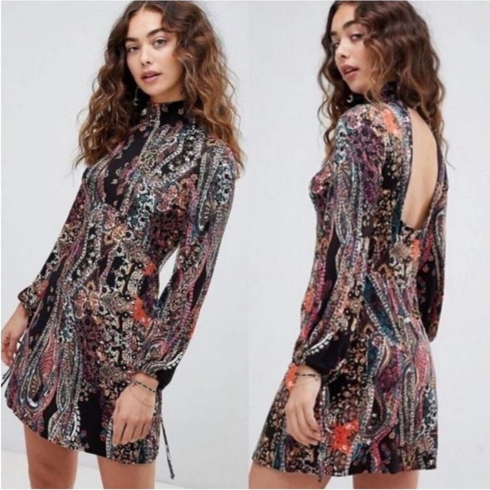 Free People All Dolled up dress Paisley